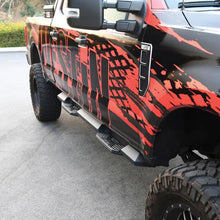 Load image into Gallery viewer, Westin/HDX 17-18 Ford F-150 SuperCrew Xtreme Nerf Step Bars - Textured Black - Installation View