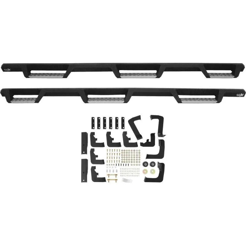 Westin/HDX 17-18 Ford F-250/350 Crew Cab (6.75ft Bed) Stainless Drop Nerf Step Bars - Textured Black - Additional View 5