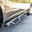 Load image into Gallery viewer, Westin/HDX 19-20 Ram 2500/3500 Crew Cab (8ft Bed) Drop Wheel to Wheel Nerf Step Bars - Txt Black - Back View