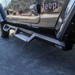 Load image into Gallery viewer, Westin/HDX 2018 Jeep Wrangler JL Unlimited Drop Nerf Step Bars - Textured Black - Back View