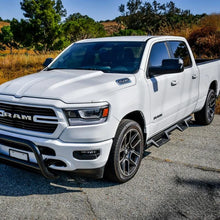 Load image into Gallery viewer, Westin/HDX 2019 Ram 1500 Crew Cab Drop Nerf Step Bars - Textured Black - Back View