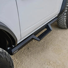 Load image into Gallery viewer, Westin/HDX 2021+ Ford Bronco (2-Door) Drop Nerf Step Bars - Textured Black - Installation View