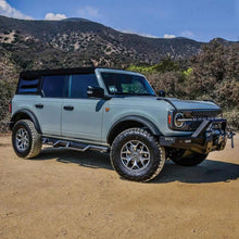Load image into Gallery viewer, Westin/HDX 2021+ Ford Bronco Drop Nerf Step Bars - Textured Black - Side View