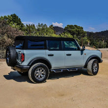 Load image into Gallery viewer, Westin/HDX 2021+ Ford Bronco Drop Nerf Step Bars - Textured Black - Installation View