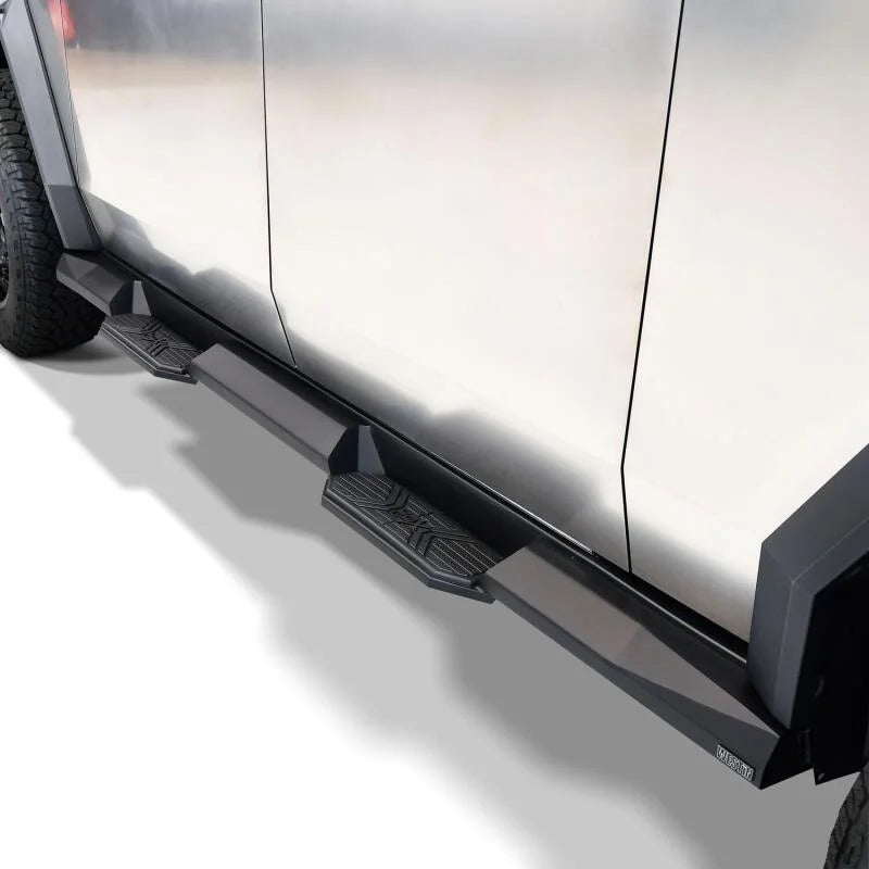 Westin/HDX 24-25 Tesla CyberTruck Xtreme Nerf Step Bars - Textured Black - Additional View 8