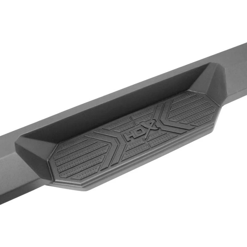 Westin/HDX 99-16 Ford F-250/350/450/550 Crew Cab Xtreme Nerf Step Bars - Textured Black - Back View