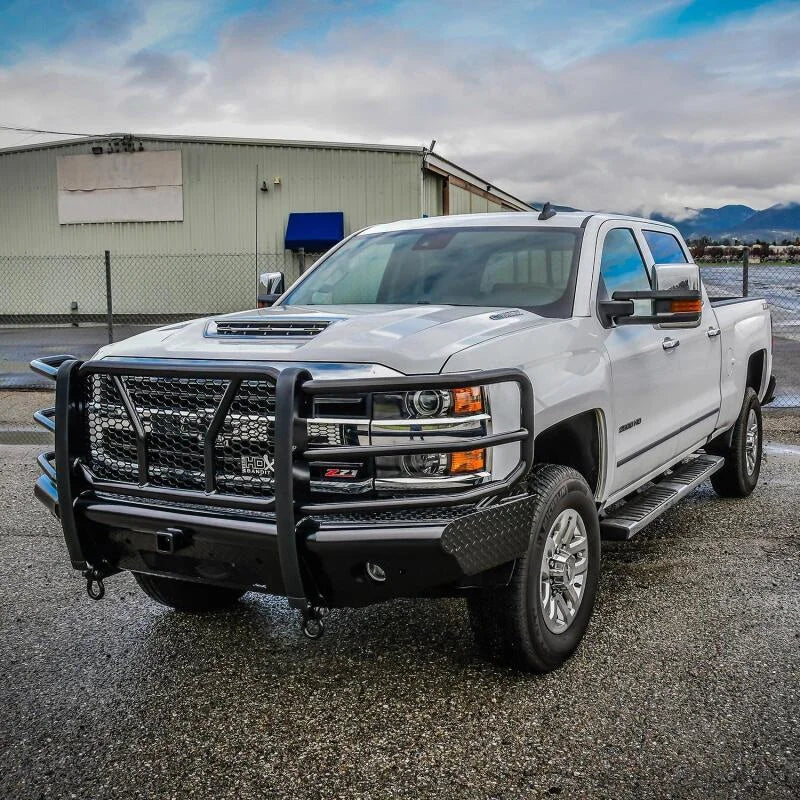 Westin/HDX Bandit 15-19 Chevrolet Silverado 2500/3500 Front Bumper - Black - Side View