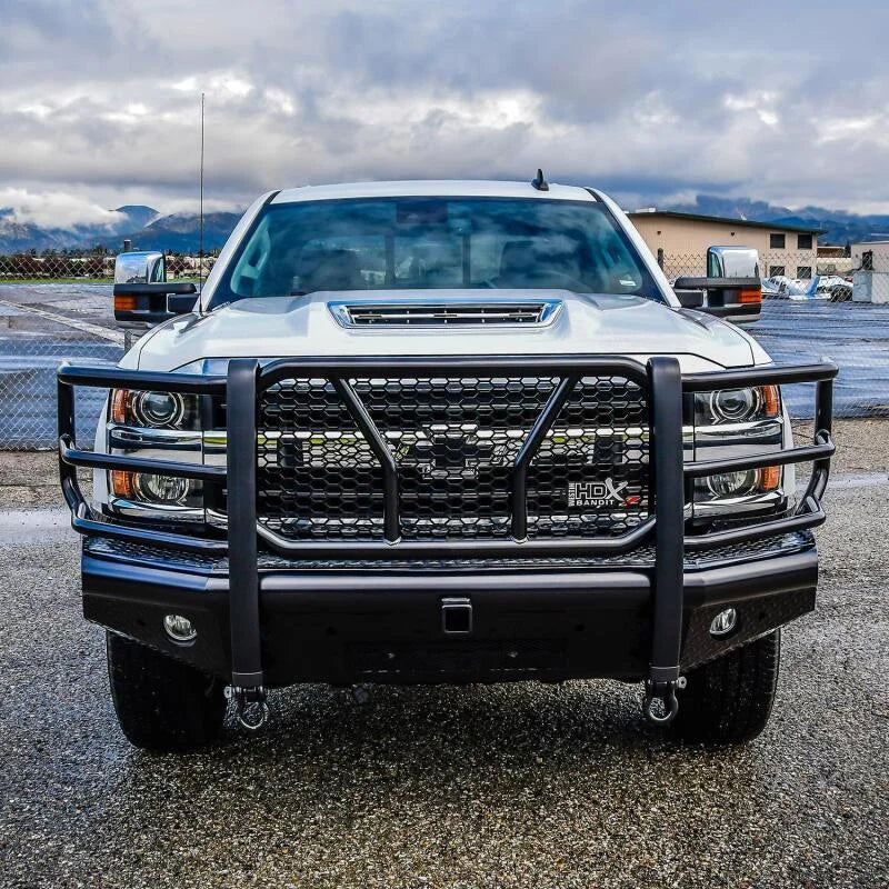 Westin/HDX Bandit 15-19 Chevrolet Silverado 2500/3500 Front Bumper - Black - Installation View