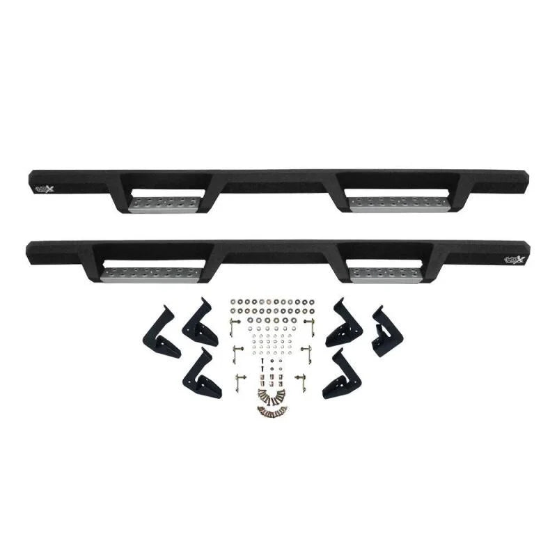 Westin/HDX Stainless 15-18 Ford F-150 SC/17-18 F-250/F-350 CC Drop Nerf Step Bars - Textured Black - Additional View 9