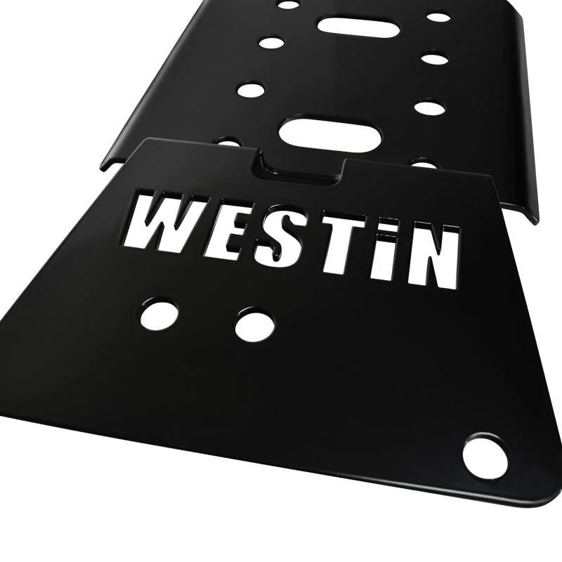 Westin/Snyper 07-11 Jeep Wrangler Transmission Pan Skid Plate - Textured Black - Additional View 6