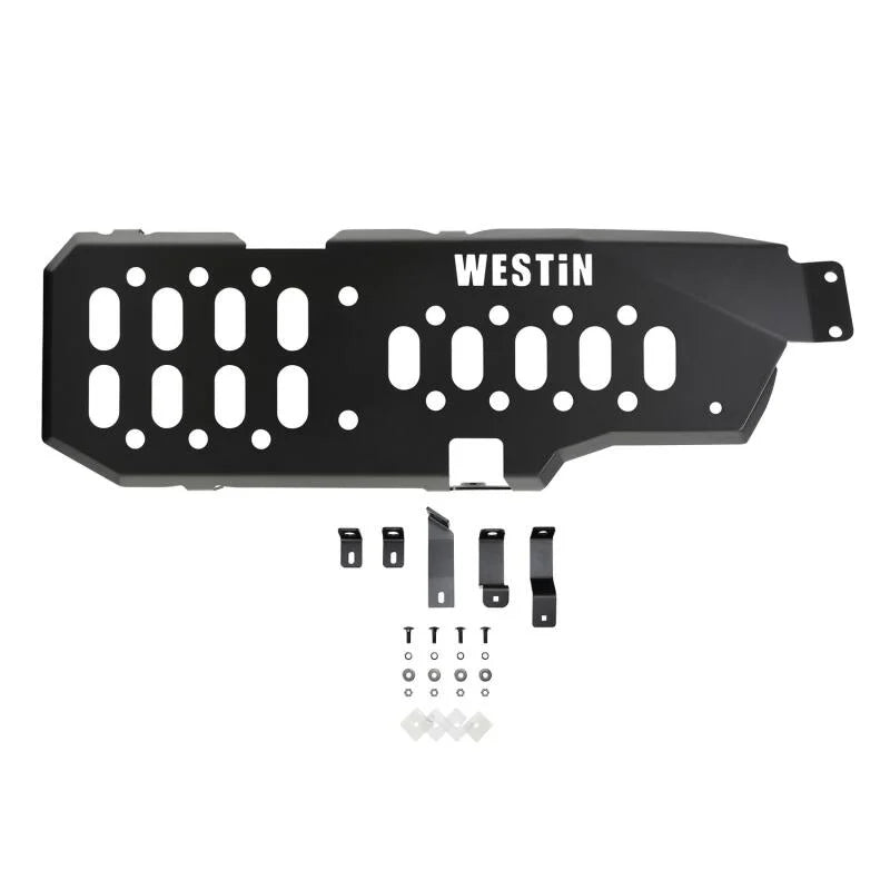 Westin/Snyper 07-17 Jeep Wrangler 2Dr Gas Tank Skid Plate - Textured Black - Additional View 6