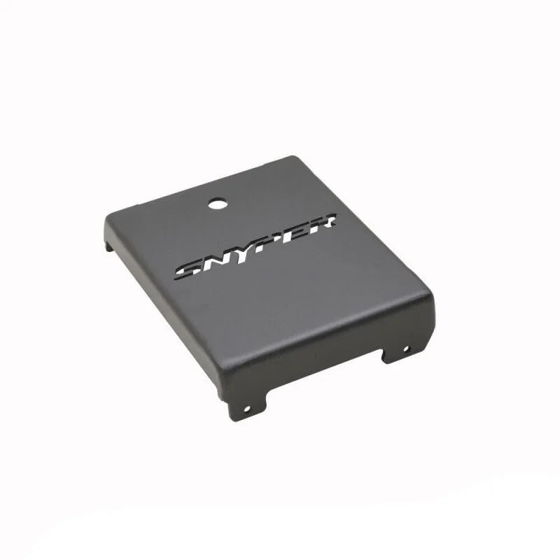 Westin/Snyper 07-17 Jeep Wrangler Evap Canister Skid Plate - Textured Black - Side View