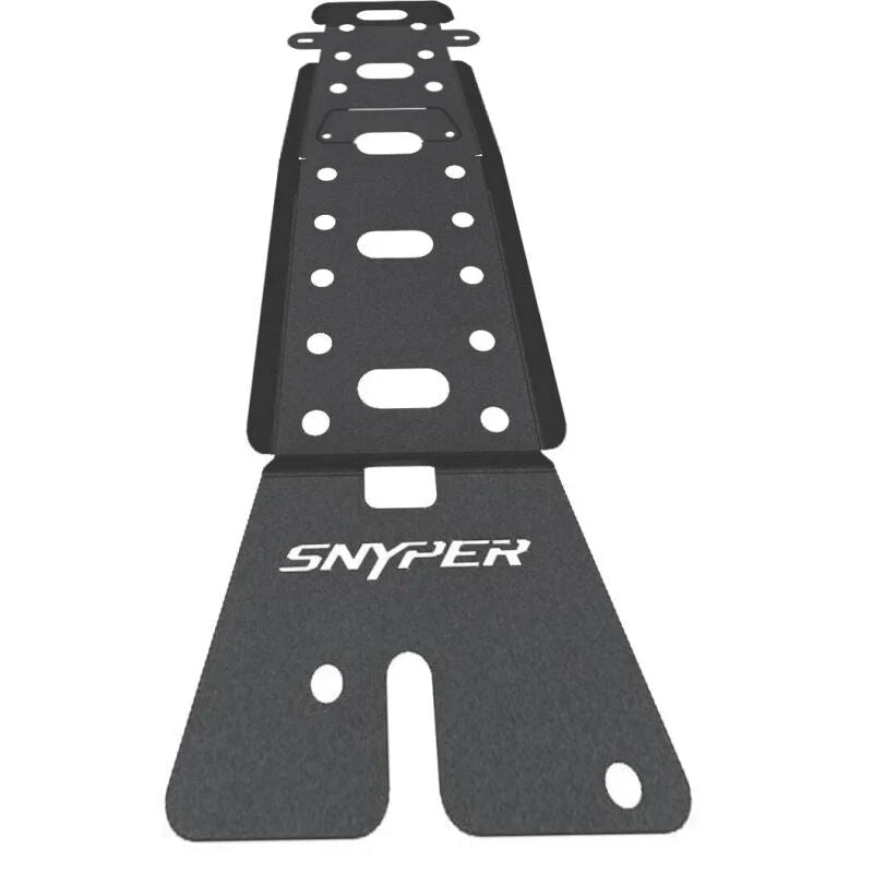 Westin/Snyper 07-17 Jeep Wrangler Oil Pan/Transmission Skid Plate - Textured Black - Side View