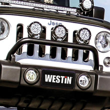 Load image into Gallery viewer, Westin/Snyper 07-17 Jeep Wrangler Snyper Bumper Mount Light Bar - Textured Black - Side View