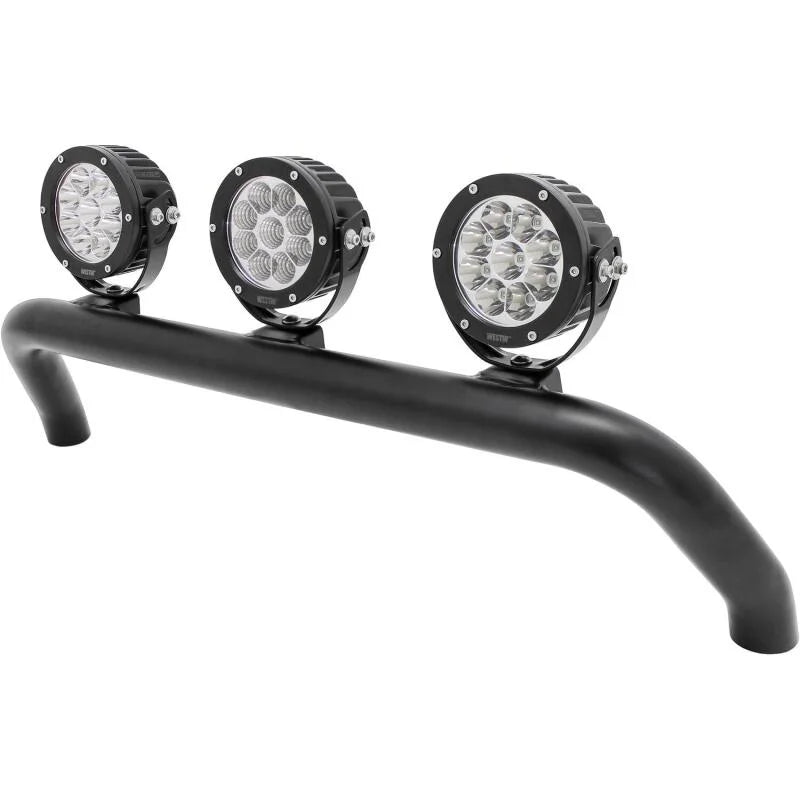Westin/Snyper 07-17 Jeep Wrangler Snyper Bumper Mount Light Bar - Textured Black - Back View