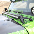 Load image into Gallery viewer, Westin/Snyper 07-17 Jeep Wrangler Snyper LED Cowl Mount - Textured Black - Side View