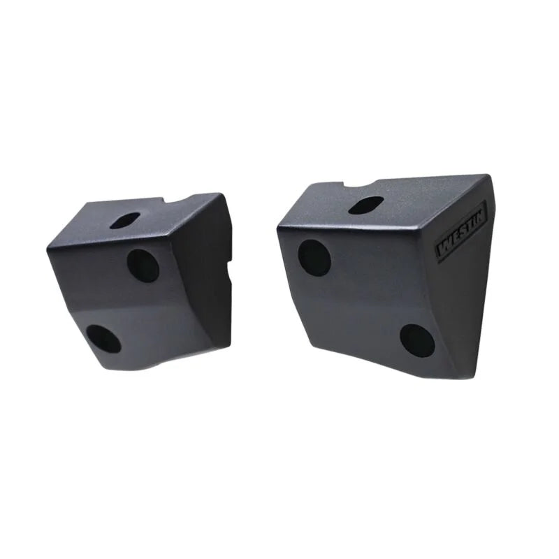 Westin/Snyper 07-17 Jeep Wrangler Snyper Lower Pillar Mounts - Textured Black - Main Product View