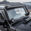 Load image into Gallery viewer, Westin/Snyper 07-17 Jeep Wrangler Snyper Overhead Light Hoop - Textured Black - Side View