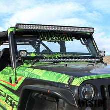 Load image into Gallery viewer, Westin/Snyper 07-17 Jeep Wrangler Snyper Pillar LED Light Mount - Textured Black - Side View