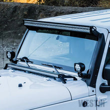 Load image into Gallery viewer, Westin/Snyper 07-17 Jeep Wrangler Snyper Pillar LED Light Mount - Textured Black - Back View