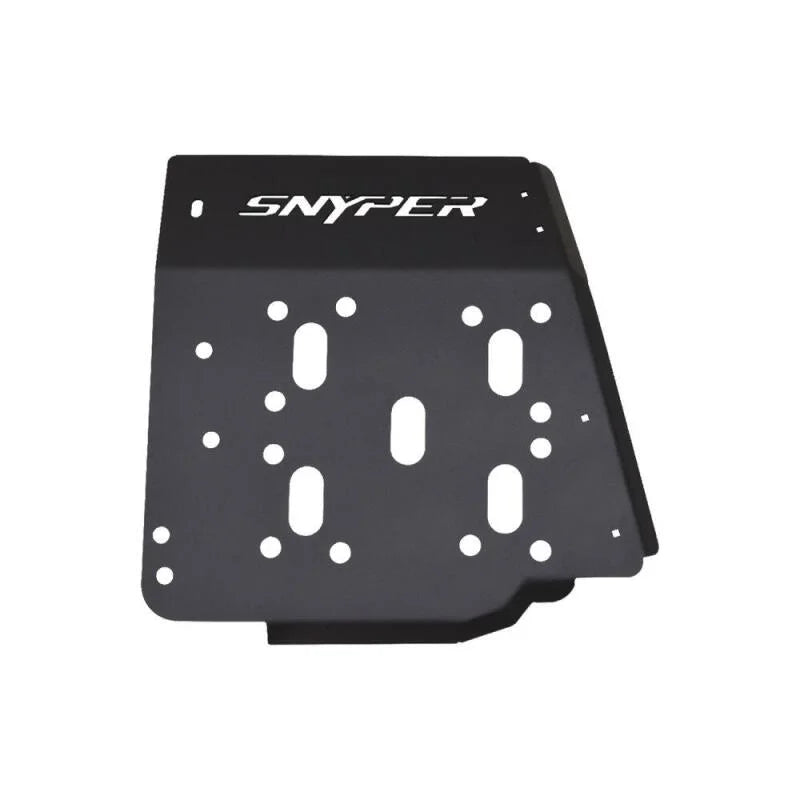Westin/Snyper 07-17 Jeep Wrangler Transfer Case Skid Plate - Textured Black - Main Product View