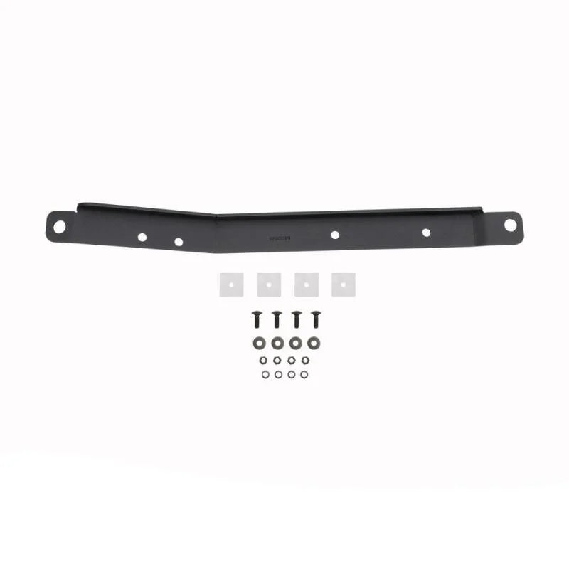 Westin/Snyper 07-17 Jeep Wrangler Transfer Case Skid Plate - Textured Black - Installation View