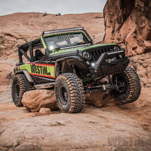 Load image into Gallery viewer, Westin/Snyper 07-17 Jeep Wrangler Triple Tube Rock Rail Steps - Textured Black - Additional View 6