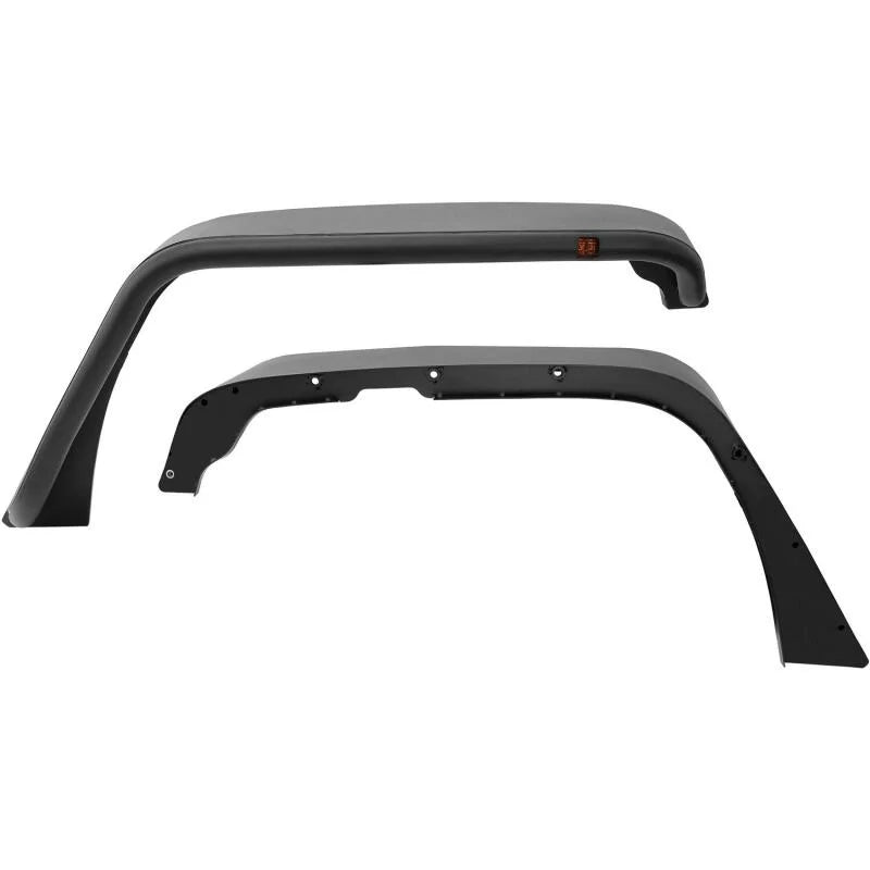Westin/Snyper 07-17 Jeep Wrangler Tube Fenders - Front - Textured Black - Main Product View