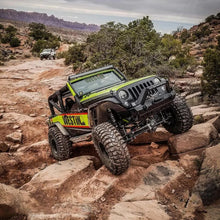 Load image into Gallery viewer, Westin/Snyper 07-17 Jeep Wrangler Tube Fenders - Front - Textured Black - Installation View