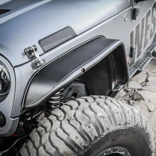 Load image into Gallery viewer, Westin/Snyper 07-17 Jeep Wrangler Tube Fenders - Front - Textured Black - Additional View 9