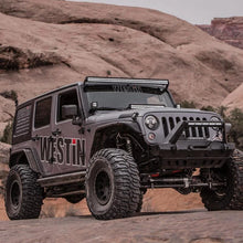 Load image into Gallery viewer, Westin/Snyper 07-17 Jeep Wrangler Unlimited Triple Tube Rock Rail Steps - Textured Black - Additional View 5
