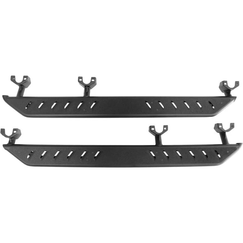 Westin/Snyper 07-17 Jeep Wrangler Unlimited Triple Tube Rock Rail Steps - Textured Black - Additional View 12