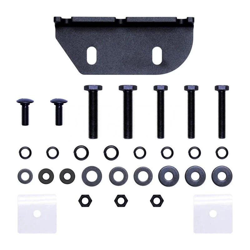 Westin/Snyper 18-21 Jeep Wrangler JL Oil Pan Skid Plate - Textured Black - Back View