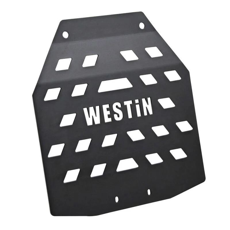 Westin/Snyper 18-21 Jeep Wrangler JL Transfer Case Skid Plate - Textured Black - Side View