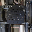 Load image into Gallery viewer, Westin/Snyper 18-21 Jeep Wrangler JL Transfer Case Skid Plate - Textured Black - Back View