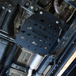 Load image into Gallery viewer, Westin/Snyper 18-21 Jeep Wrangler JL Transfer Case Skid Plate - Textured Black - Installation View