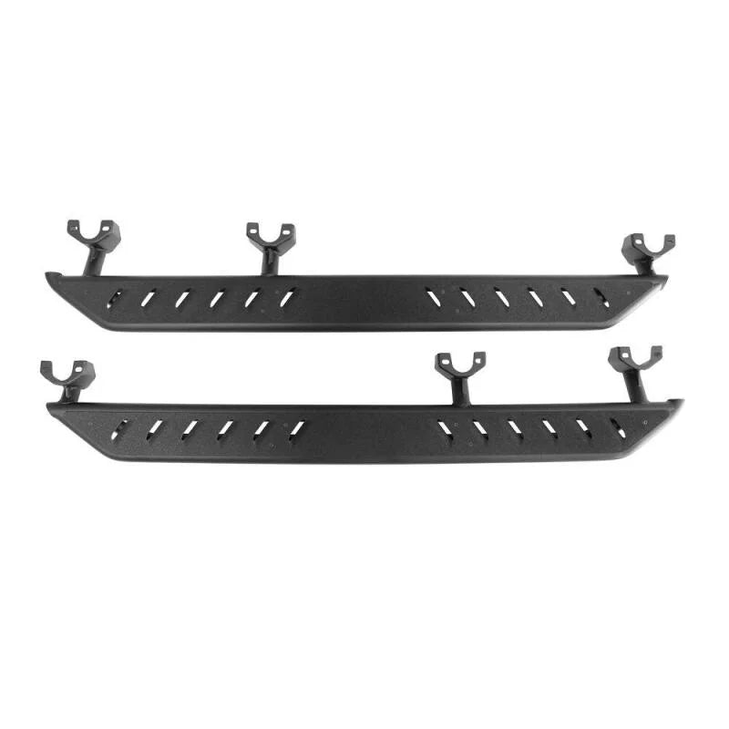 Westin/Snyper 2018+ Jeep Wrangler JL Unlimited 4DR Triple Tube Rock Rail Steps - Textured Black - Additional View 10