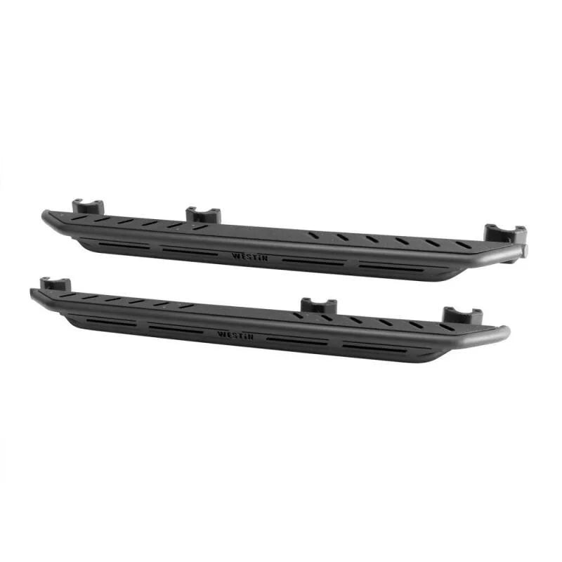 Westin/Snyper 2018+ Jeep Wrangler JL Unlimited 4DR Triple Tube Rock Rail Steps - Textured Black - Additional View 11