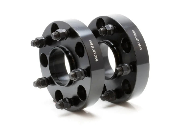 Wheel Mate 5x4.5 Bolt Pattern 2in Thick 74mm ID 164mm OD 1/2x20 Stud Wheel Adapter (Single) - Back View