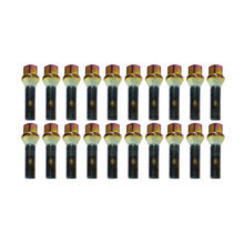 Load image into Gallery viewer, Wheel Mate Mevius 17 Hex Lug Bolt Set of 20 - Chrome Neon 14x1.25 40mm Cone 60 DEG TAP