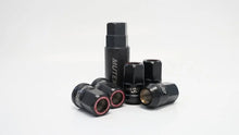 Load image into Gallery viewer, Wheel Mate Mevius Lug Bolt Set of 20 - Chrome Neon 12x1.50 40mm Ball 14mm RAD - Side View