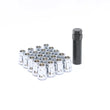 Load image into Gallery viewer, Wheel Mate Monster Lug 35 Short Lug Nut Set of 20 - Chrome 14x1.50 - Side View