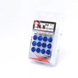 Load image into Gallery viewer, Wheel Mate Monster Lug Caps M14x1.50 Set of 20 - Blue - Plastic