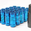 Load image into Gallery viewer, Wheel Mate Monster Open End Lug Nut Set of 20 - Blue 1/2in