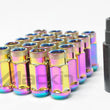 Load image into Gallery viewer, Wheel Mate Monster Open End Lug Nut Set of 20 - C. Neon 1/2in - Side View