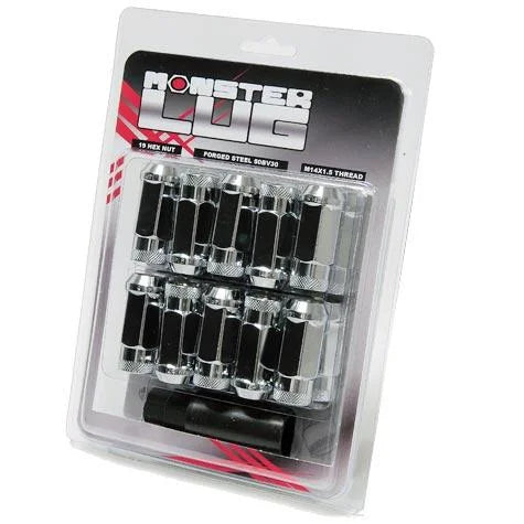 Wheel Mate Monster Open End Lug Nut Set of 20 - Chrome 14x1.50 - Main Product View