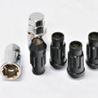 Load image into Gallery viewer, Wheel Mate Monster Open End Lug Nut Set of 4 - Black 1/2in - Main Product View