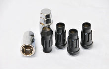 Load image into Gallery viewer, Wheel Mate Monster Open End Lug Nut Set of 4 - Black 1/2in - Main Product View