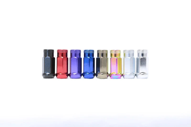 Wheel Mate Monster Open End Lug Nut Set of 4 - Chrome 1/2in - Side View