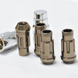 Load image into Gallery viewer, Wheel Mate Monster Open End Lug Nut Set of 4 - T Chrome 1/2in - Side View